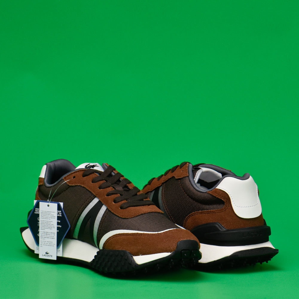 LACOSTE DK BRW/OFF WHT