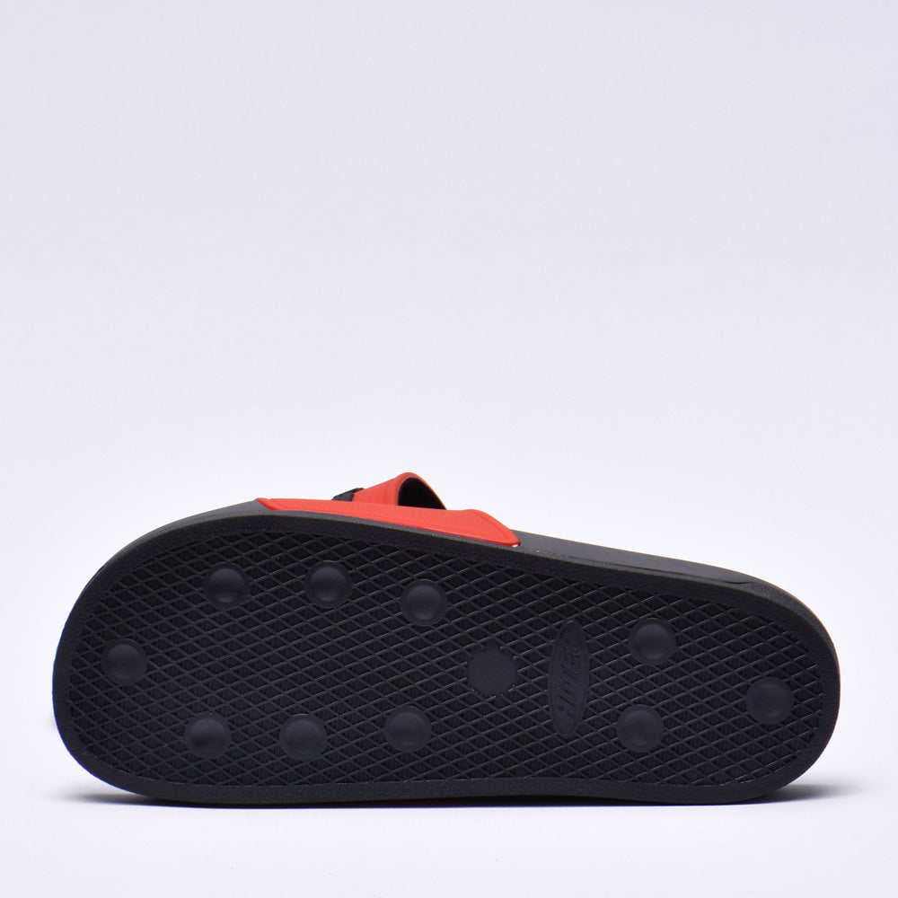 HI-TEC HERITAGE SLIDE BLACK RED