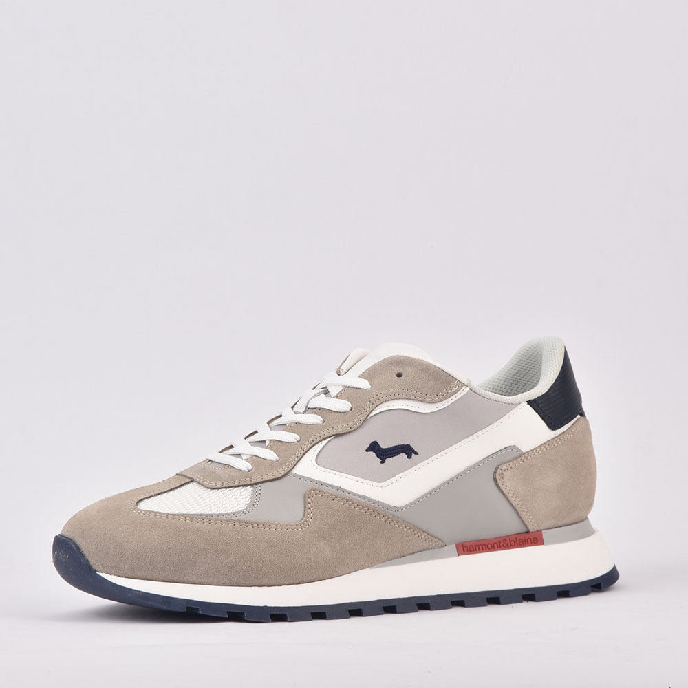 Harmont & Blaine SCARPA UOMO CALF BEIGE BIANCO EFM231-070-6150