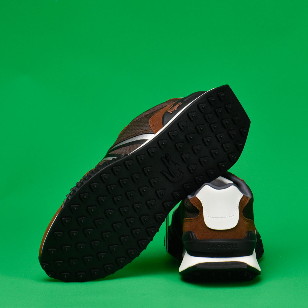 LACOSTE DK BRW/OFF WHT