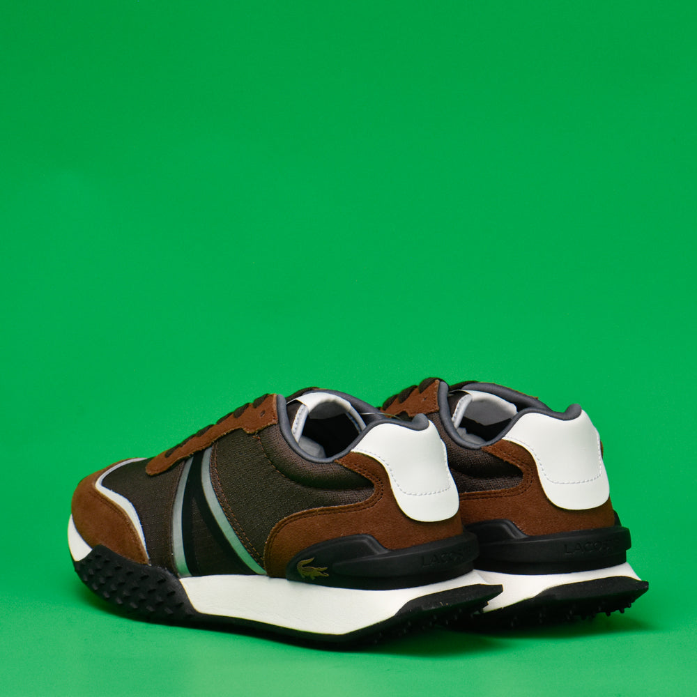 LACOSTE DK BRW/OFF WHT