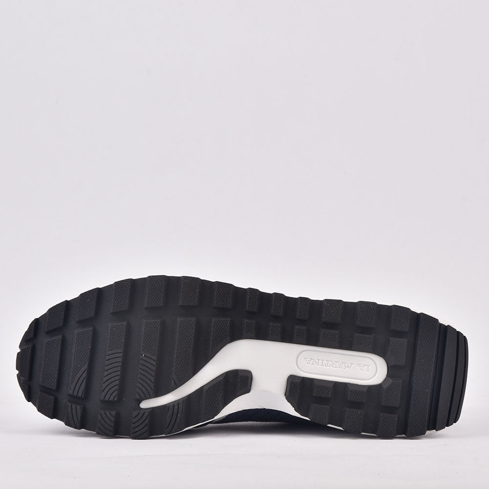 LA MARTINA SCARPA UOMO CAMOSCIO TEX FABRIC BLU LFM231-010-4360