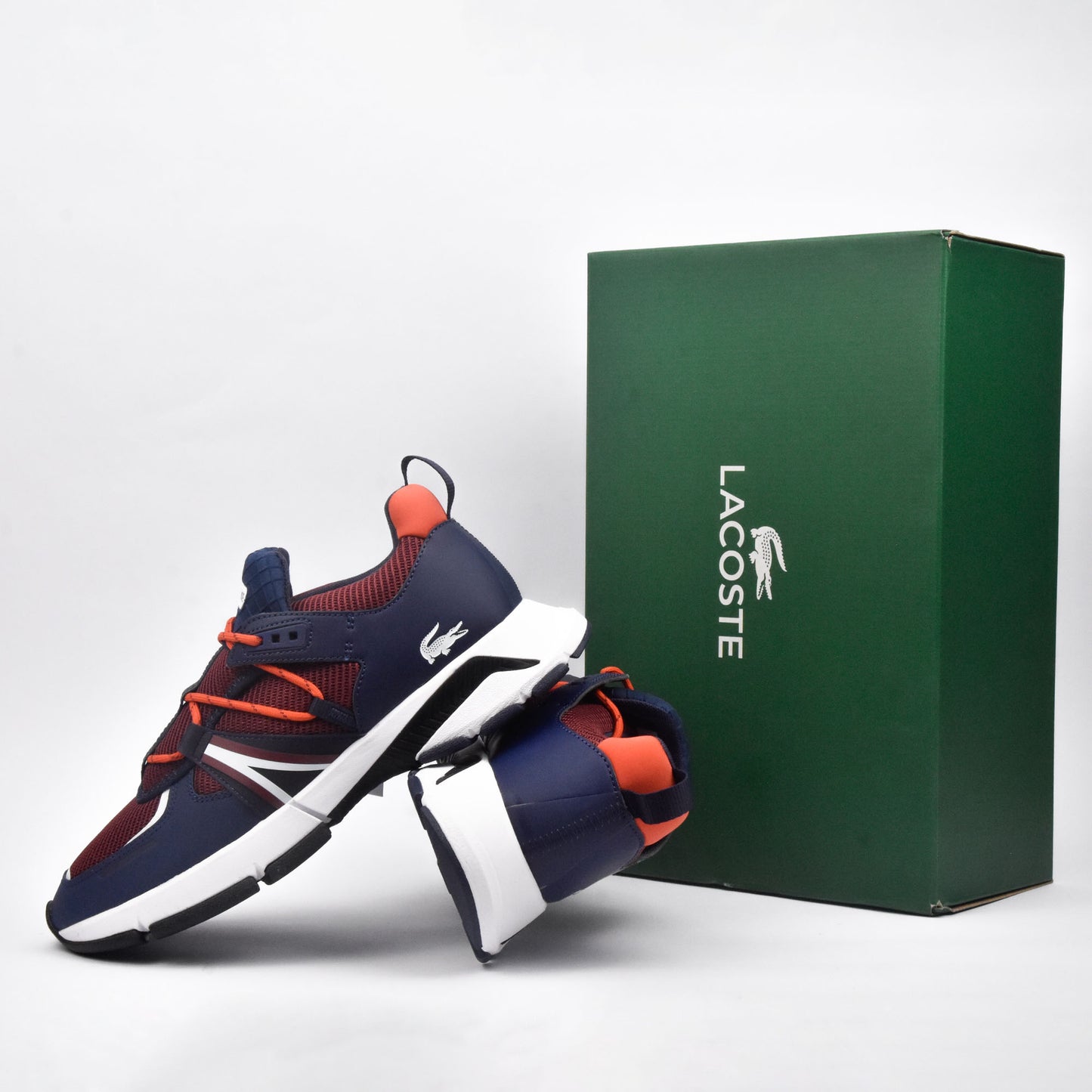 LACOSTE SNEAKERS BURG/NVY