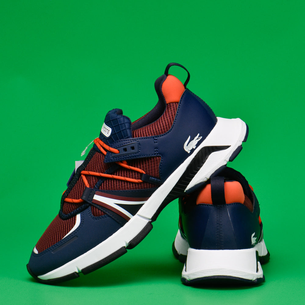 LACOSTE SNEAKERS BURG/NVY