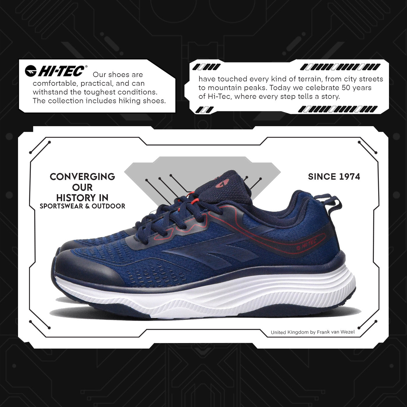 HI-TEC COURTNEY ULTIMATE GREY BLUE