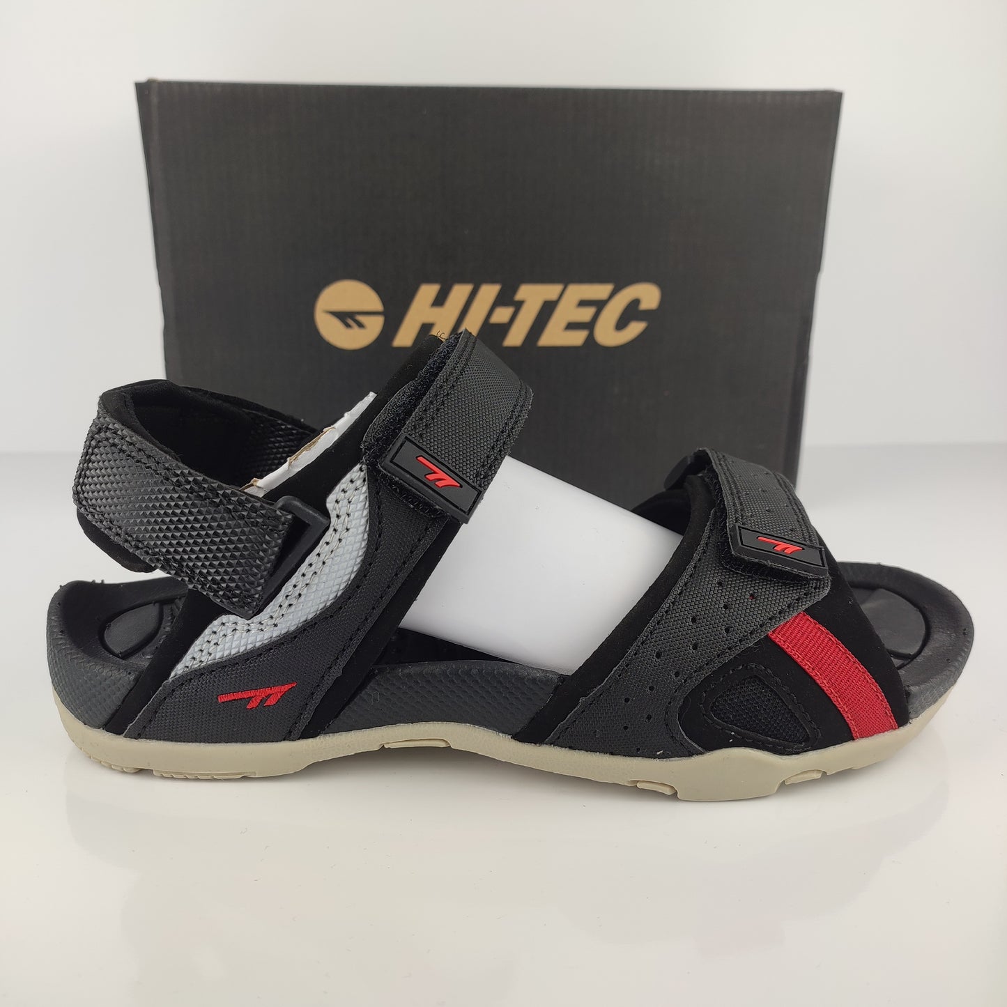 SANDALE HI-TEC BLACK/RED