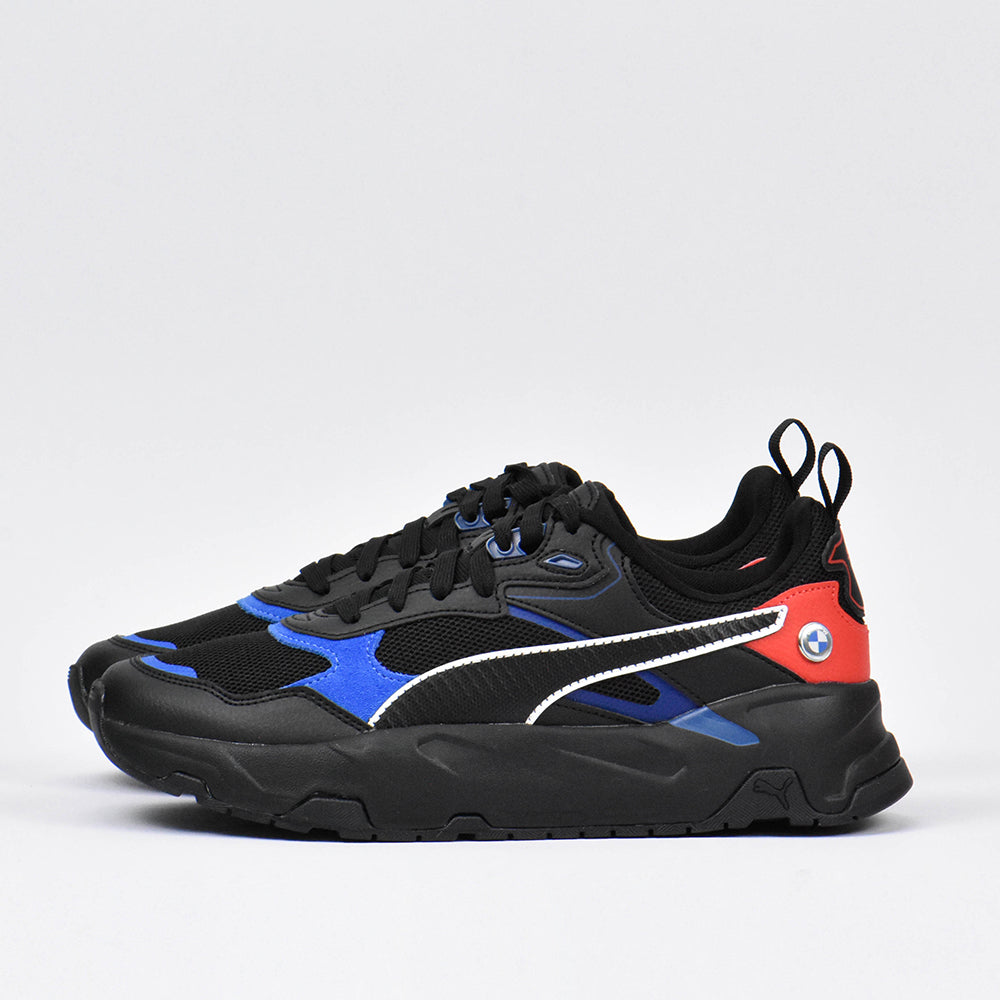 PUMA BMW MMS TRINITY BLACK PRO-BLUE POP RED