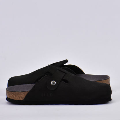 BIRKSBOT NUBUCK NOIR PLANTA GRIS