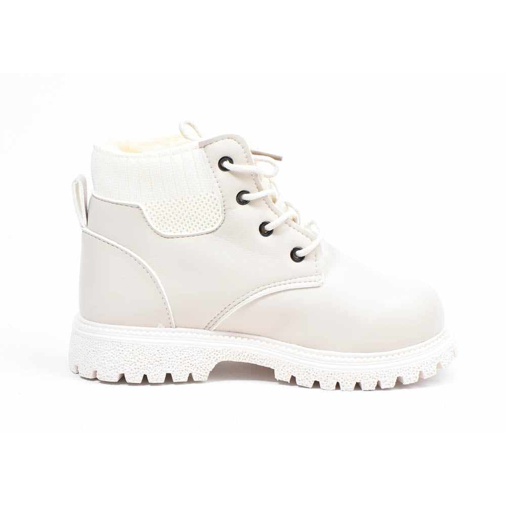 Bottes De Neige Blanc-Cassé Coordonnantes