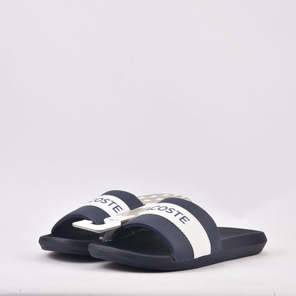 LACOSTE CROCO SLIDE 0721 1 CMA NVY/WHT