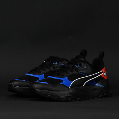 PUMA BMW MMS TRINITY BLACK PRO-BLUE POP RED