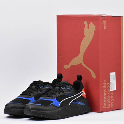 PUMA BMW MMS TRINITY BLACK PRO-BLUE POP RED