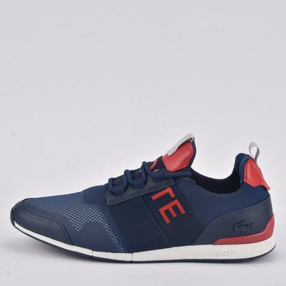 LACOSTE MANERVA ELITE 120 1 CMA NVY/RED TEXTILE/SYNTHETIC