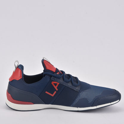 LACOSTE MANERVA ELITE 120 1 CMA NVY/RED TEXTILE/SYNTHETIC