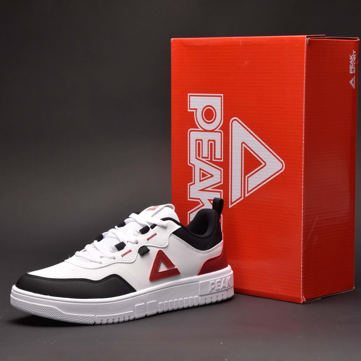 PEAK CULTURE SHOES WHITE/BLACK/DK.RED