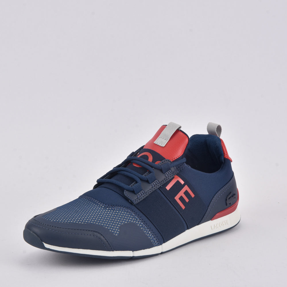 LACOSTE MANERVA ELITE 120 1 CMA NVY/RED TEXTILE/SYNTHETIC