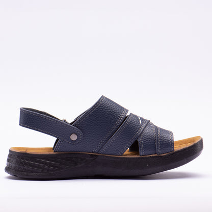 SANDALE LEATHER BLUE