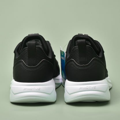 PEAK WALKING SHOES BLACK/WHITE