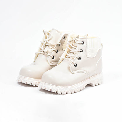 Bottes De Neige Blanc-Cassé Coordonnantes