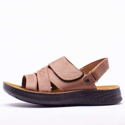 SANDALE LEATHER BROWN