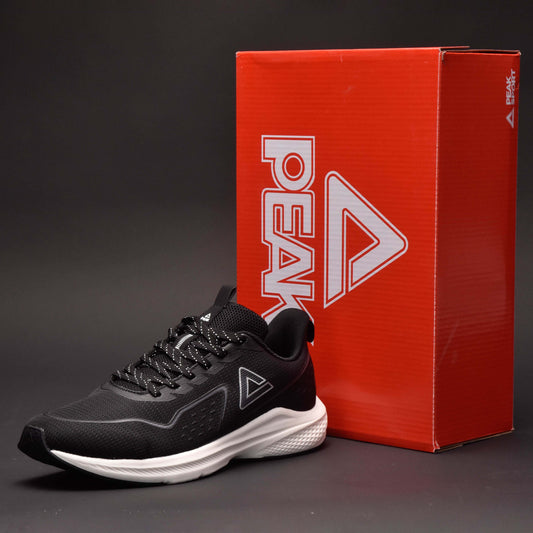 PEAK RUNNING SHOES BLACK/OFF WHITE