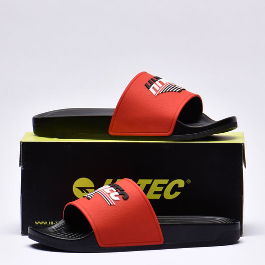 HI-TEC HERITAGE SLIDE BLACK RED