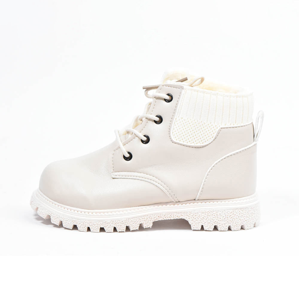 Bottes De Neige Blanc-Cassé Coordonnantes