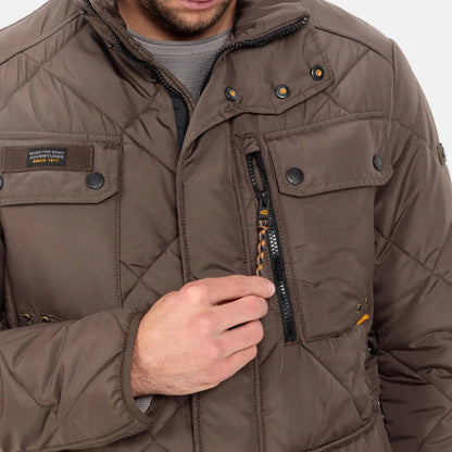 CAMEL ACTIVE Functional jacket with diamond quilting