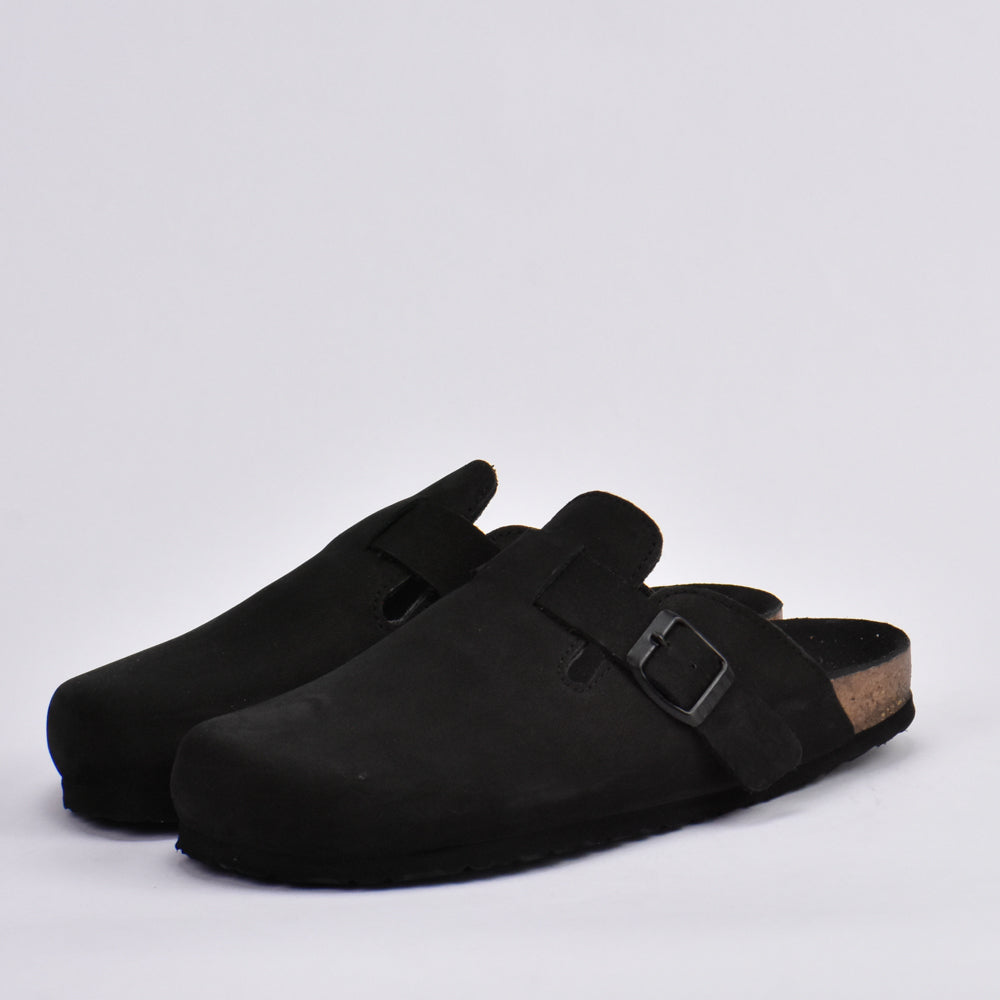 BIRKSBOT NUBUCK NOIR PLANTA NOIR