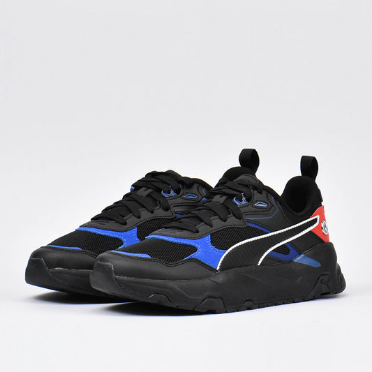 PUMA BMW MMS TRINITY BLACK PRO-BLUE POP RED