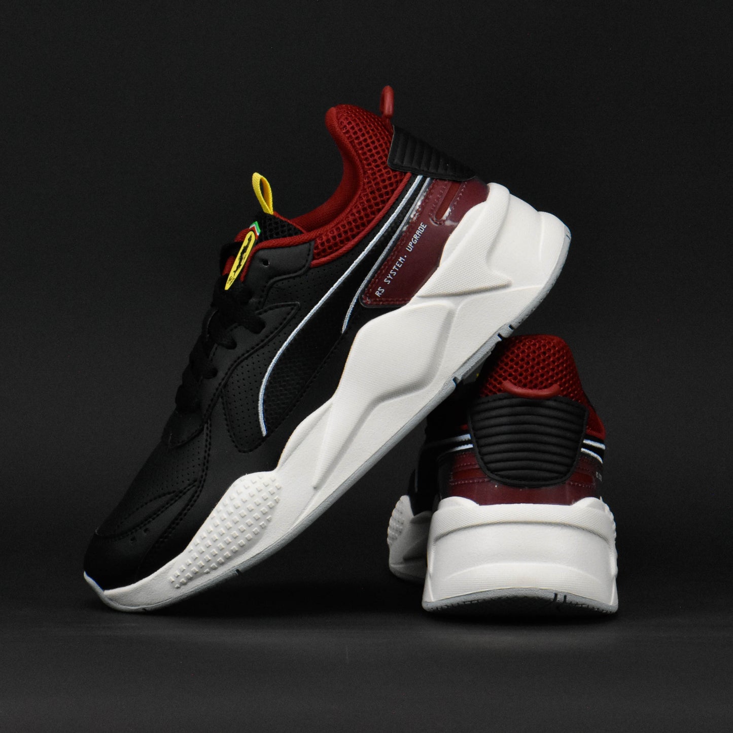 PUMA FERRARI RS-X BLACK INTENSE RED