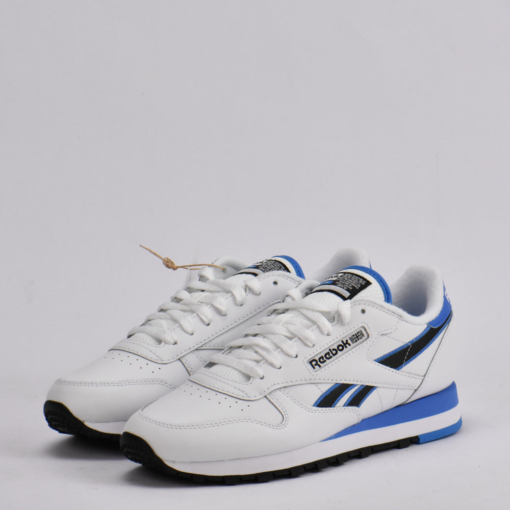 REEBOK CLASSIC LEATHER WHITE/BLUE/BLACK