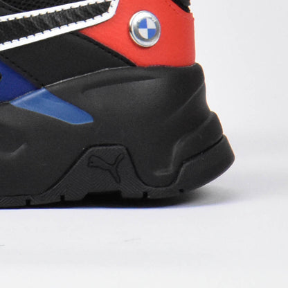 PUMA BMW MMS TRINITY BLACK PRO-BLUE POP RED