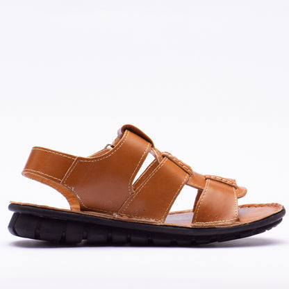 SANDALES LEATHER BROWN