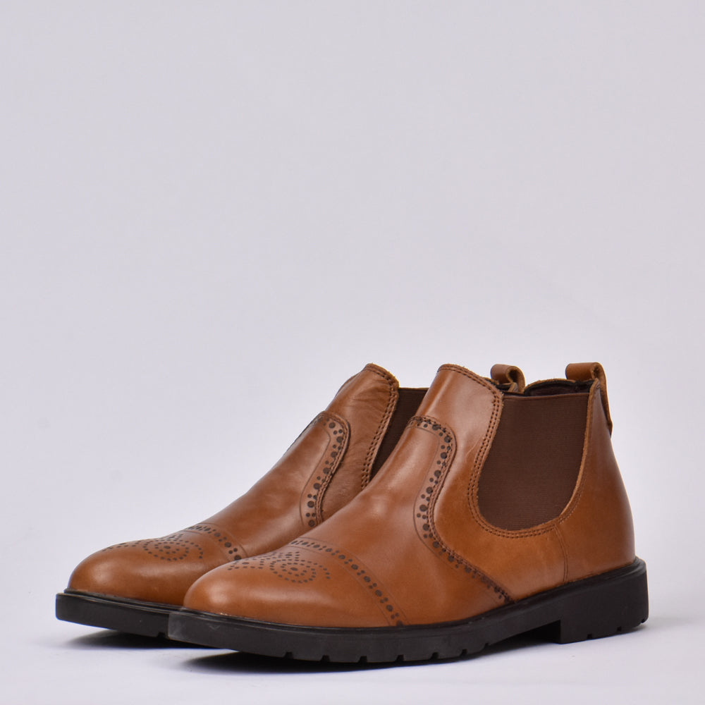 BOOTS LEATHER Refined Sole