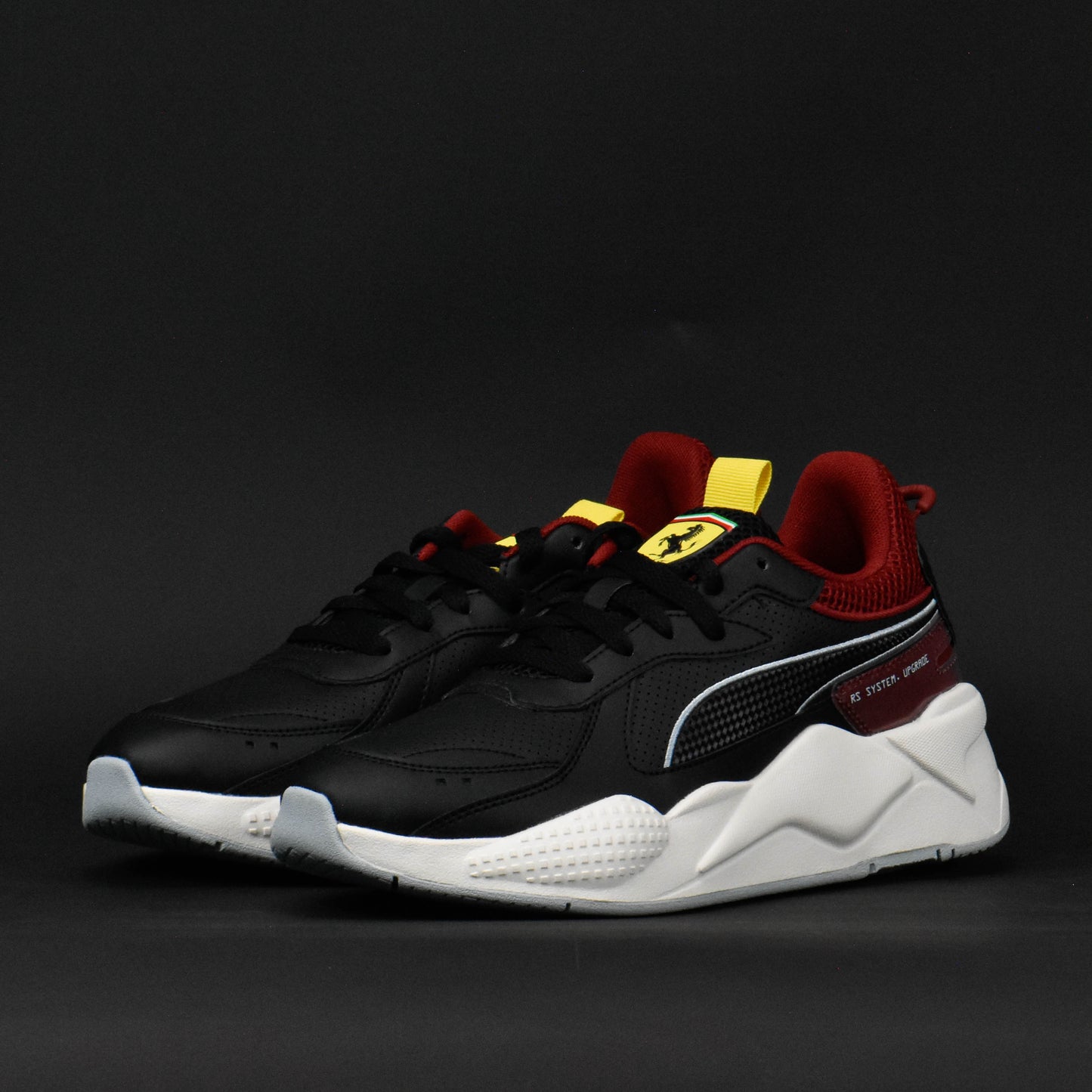 PUMA FERRARI RS-X BLACK INTENSE RED