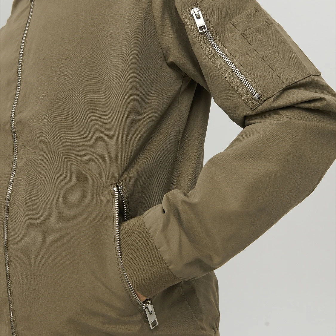 JACK & JONES BOMBER JOMER BOMBER KHAKI