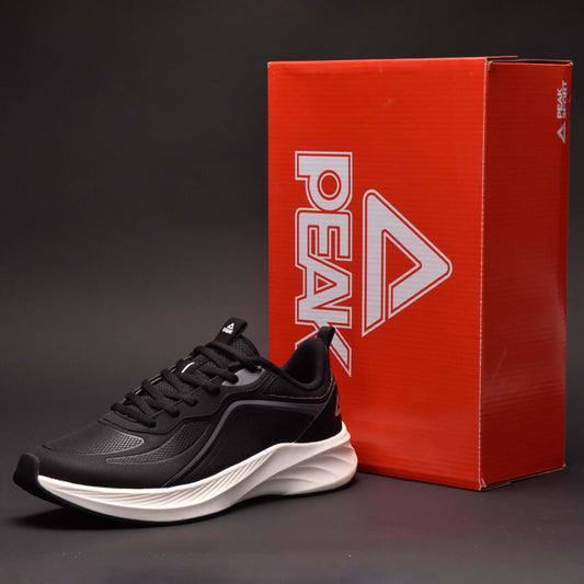 PEAK RUNNING SHOES BLACK/OFF WHITE