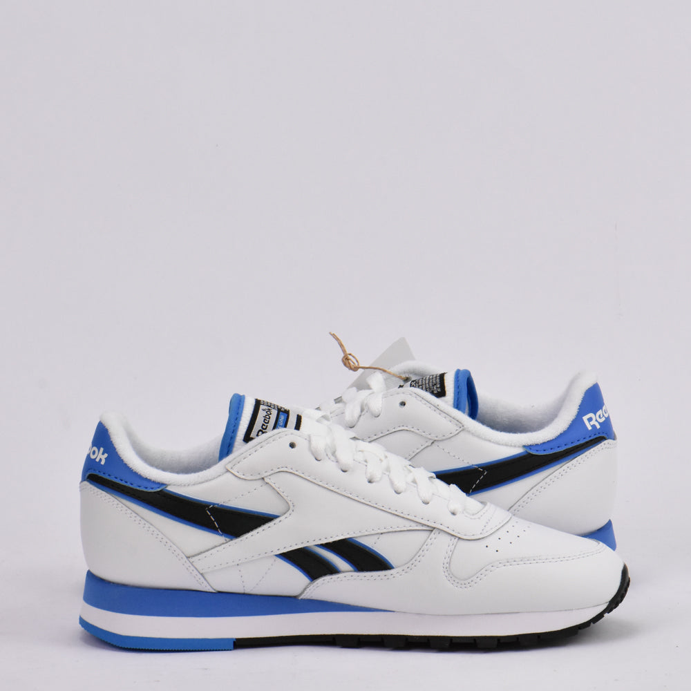 REEBOK CLASSIC LEATHER WHITE/BLUE/BLACK