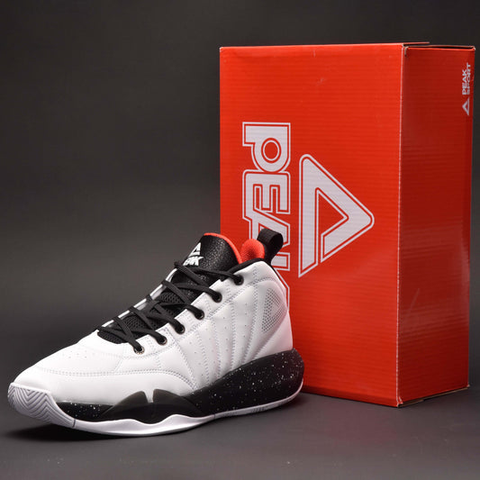 PEAK  BASKETBALL MATCH SHOES WHITE/BLACK