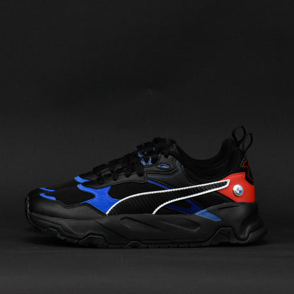 PUMA BMW MMS TRINITY BLACK PRO-BLUE POP RED