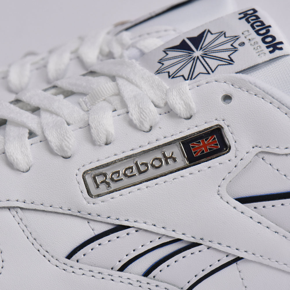 REEBOK CLASSIC LEATHER WHITE/WHITE/NAVY