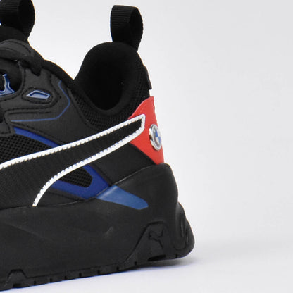 PUMA BMW MMS TRINITY BLACK PRO-BLUE POP RED