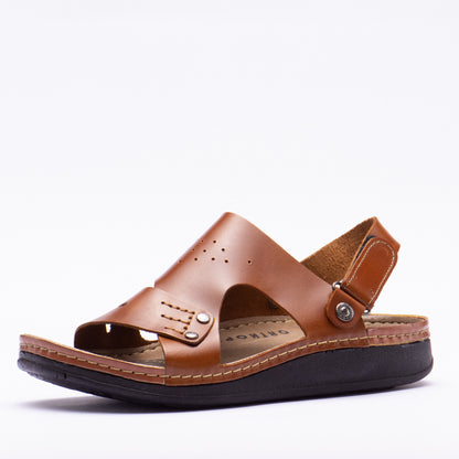 SANDALE LEATHER MIEL