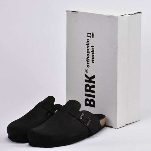 BIRKSBOT NUBUCK NOIR PLANTA NOIR