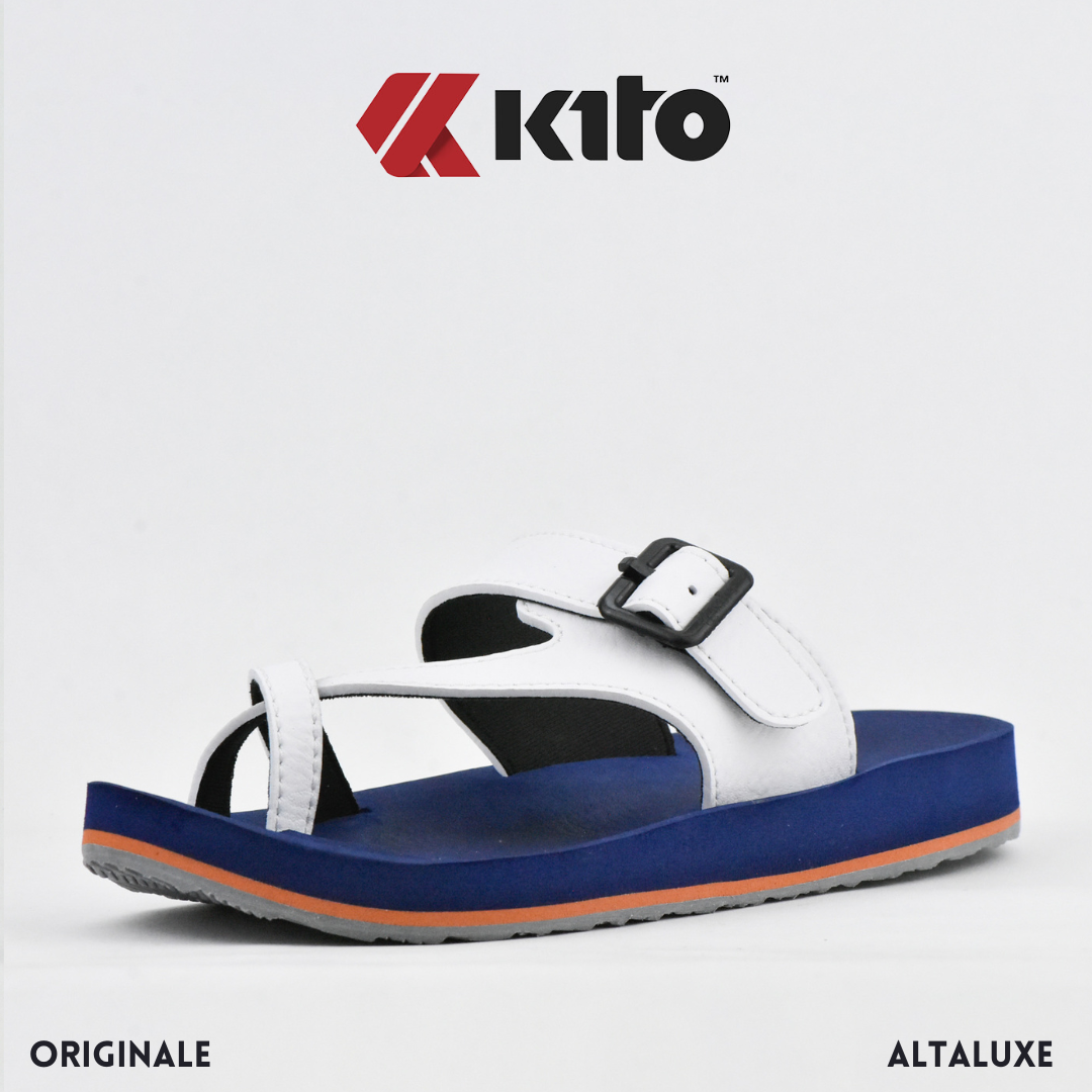 KITO™ CLAQUETTE AA51M WHITE-NAVY BLUE