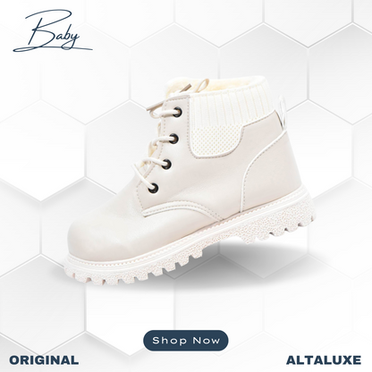 Bottes De Neige Blanc-Cassé Coordonnantes